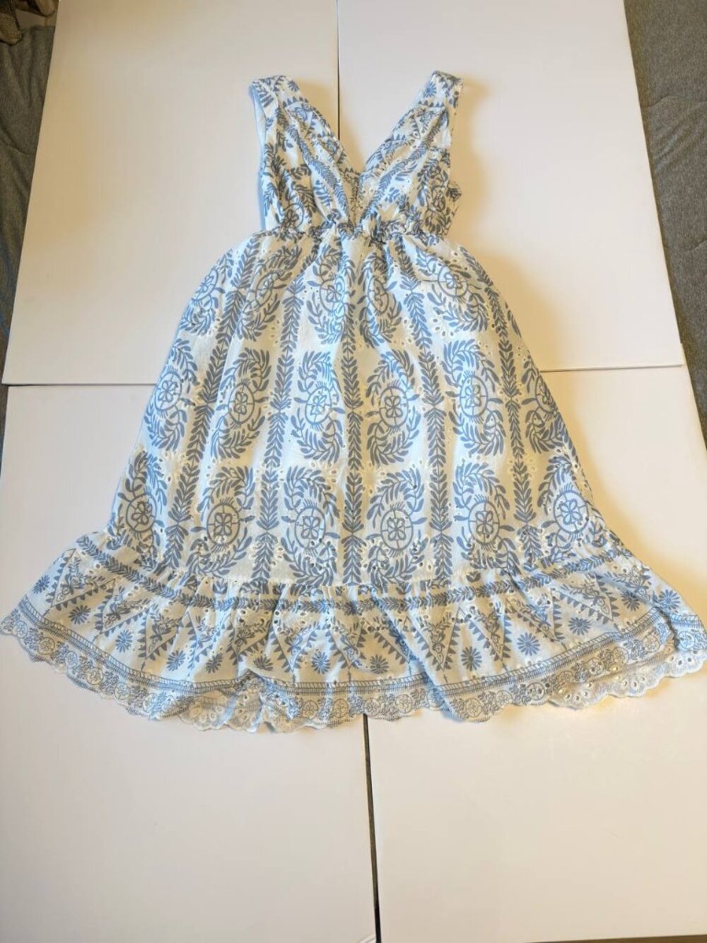 Luisa Perla Made in Italy Eyelet Cotton Dress – Women’s XL